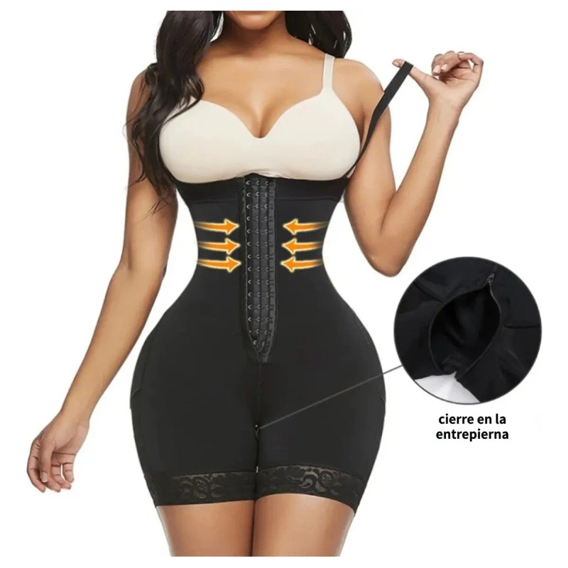 Faja Corrector Mujer Postparto Colombiana Reductora Espalda