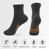 Spotmart Men's Athletic Ankle Socks Cushioned Cotton Quarter Socks Running