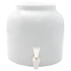 Bluewave Lifestyle Solid White Design Beverage Dispenser Crock