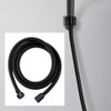 oupados 2 m Shower Hose, Universal Shower Head Hoses, Black,