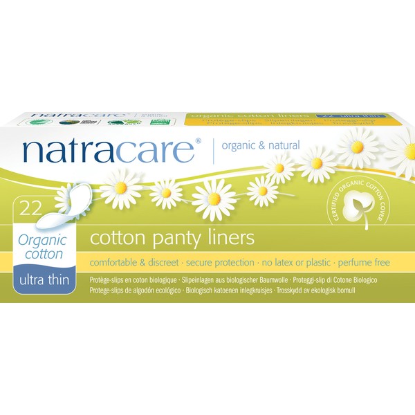 Natracare Organic Cotton Panty Liners Ultra Thin- 22ct