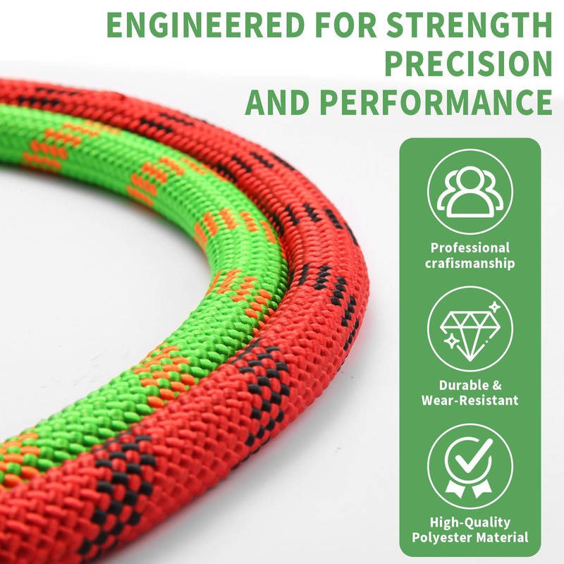 Arborist Rope 5/8in Climbing Rope Tree Rope for Outdoor Climbing
