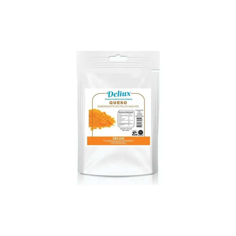 Queso Cheddar En Polvo Para Botanas Y Palomitas 500gr Deliux
