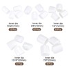 sourcing map Round End Caps Rubber Cover 48pcs 7mm 10mm