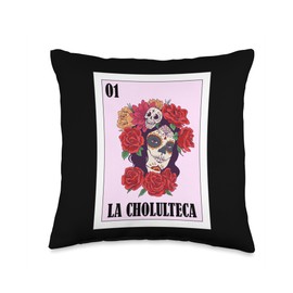 Funny Cholula de Rivadavia Mexico La Cholulteca Throw Pillow