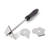WAGNER Paint scraper handle including 3 blades for Furno heat