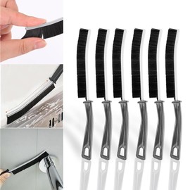 6 Pieces Hard Bristle Corner Cleaning Brush - Premium Gap Cleaning Brush and Joint Brush for Deep Cleaning of Windows, Bathrooms, Kitchen Sinks and Tile Joints
