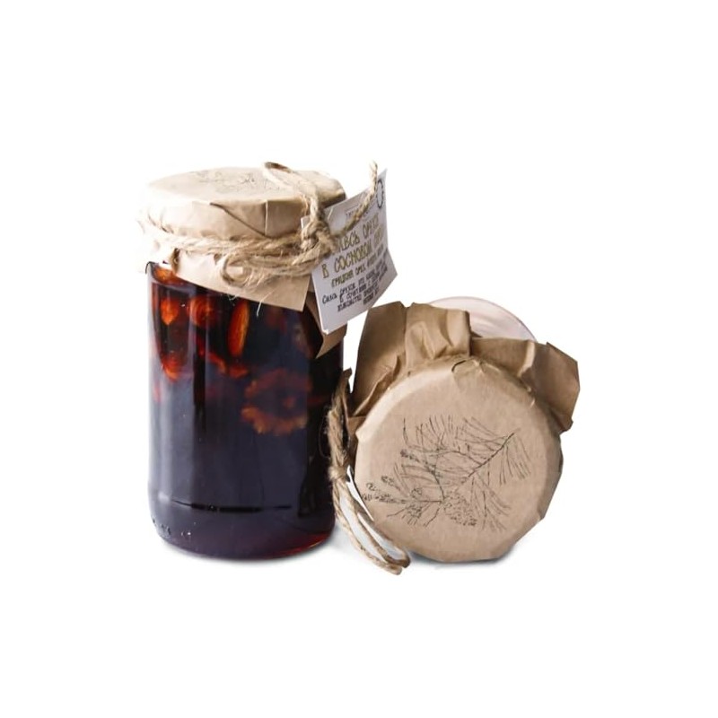 Taiga Cache Nuts in Pine Syrup Assort In One Jar