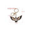 ARFUKA Keyring Rhinestone Eagle Model Pendant Keychain Key Ring Bag