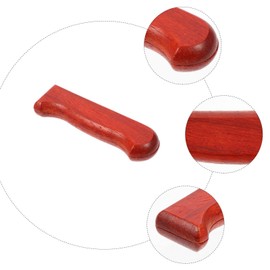 DOITOOL Ergonomic Kitchen Cutter Handle Replacement Grip Wood Material Comfortable Control for Chopping and Slicing Easy to Install and Replace Practical Kitchen Accessory