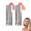 2 Colors Blush Stick,Multi-Use Cream Blush,Waterproofing Highly Pigmented Makeup Stick,Moisturizing