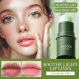 REPIMA 2 Pack SADOER Organic Avocado Moisturizing Lip Balm, Anti Dry Cracking