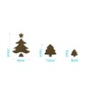 Punch Set VSREI Christmas Tree shaped Punch Pattern for Crafts,