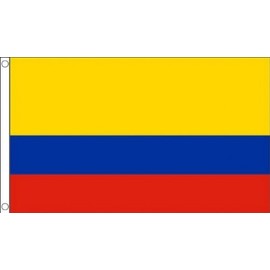 5ft x 3ft (150 x 90 cm) Colombia Colombian 100% Polyester Material Flag Banner Ideal For Pub Club School Festival Business Party Decoration