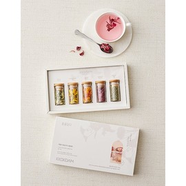 Kkot-eul-damda [꽃을담다] 러블리꽃송이차 선물세트 [Flower Collection] Lovely Flower Bunch Tea Gift Set