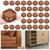 shouwuhho 32 Pack Furniture Risers Adjustable Bed Risers Heavy Duty