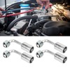 10 Pcs 3/8in Air Conditioning 90 Degree Beadlock Aluminum AC