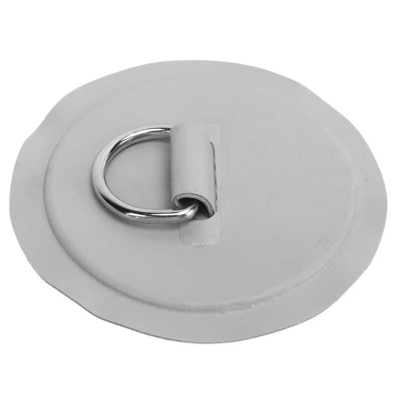 4PCS Stainless Steel PVC D Ring Patch with 11.8in Anchor