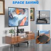 Rfiver Mobile TV Stand for 23-60 Inch LCD LED Flat/Curved