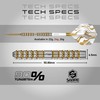 RED DRAGON Darts | Paradym Gold 24g Steel Tip |