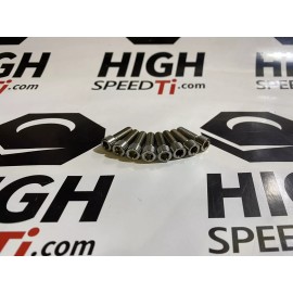 Highspeedti Sprint Car Titanium Injection Stack Clamp Bolt Kit 8pc 1/4-20x3/4” Lightweight