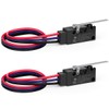 DIYhz Waterproof Micro Switch Long Straight Hinge Lever with Line