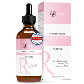 Sylk Retinol Serum for Face with Hyaluronic Acid and Vitamin E, 60 ml