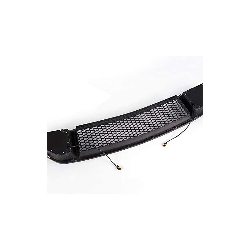 CHEDA Mesh Front Bumper Upper Hood Grille, Compatible With 2015-2017