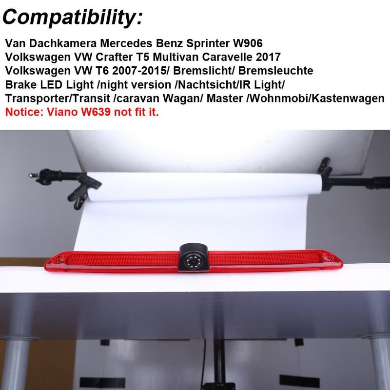 Auto Dritte Dach Top Mount Bremsleuchte Kamera Bremslicht Rückfahrkamera für