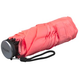 Doppler Super Mini Fibre Compact Pocket Umbrella Extremely Light and Small, Neon Coral, Modern, convenient