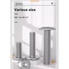 cSeao 5/16"-18 x 1/2" Flat Head Socket Head Screw Furniture