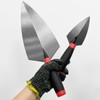 Hubaow 4 Pieces Concrete Tools, High Carbon Steel Masonry Trowel