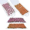 Woohome Miniature Colourful Flower Cluster, Multi Sizes Static Grass Tuft