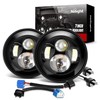 Nilight 2PCS 7 Inch Round Cree Headlight High Low Beam