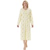 Keyocean Cotton Women Nightgowns, Soft Comfortable Lightweight Long Sleeves Winter