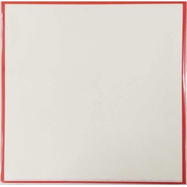 Sheet Red Frame Thick No. 4 100 Sheets 4.7 x 4.7 inches (12 x 12 cm)
