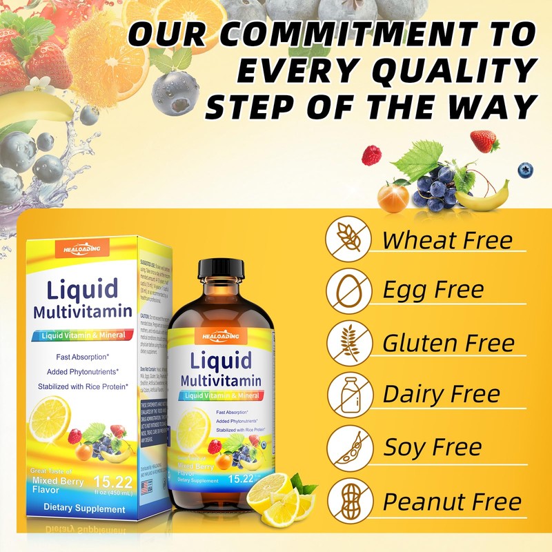 HEALOADING HEALOADING Nutritious Liquid Multivitamin for WomenLiquid Multi Vitamin with