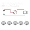 5Pcs Momentary Push Button Switch Metal Auto Reset Ultra Thin