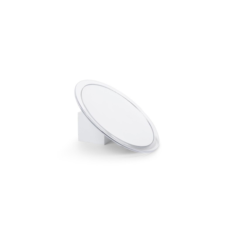 Jerdon Portable Travel Makeup Mirror – 9” Diameter Frame with