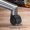 PATIKIL 2 Inch Swivel Casters, 4 Pack 360 Degree Nylon