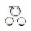 V-Band Clamp Set with Flange 63.5 mm 2.5 Inch Turbo