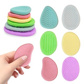 Sensory Fidget Toys for Kids, Colorful Texture Worry Stone for Calming Down, Silicone Sensory Autism Toys for Anxiety Relief, Quiet Small Fidget Prizes, Safe, Non-Toxic and Easy to Clean -Stone 6 Pack