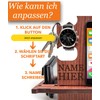 Docking Station Holz personalisiert – Männer Geschenk zum Geburtstag –