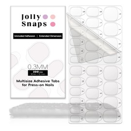 Jolly Snaps 600PCS Nail Adhesive Tabs Extra Strong | 20 Sheets Nail Sticky Tabs for Press Ons | Ultra Thin, Waterproof & Easy to Use Press On Sticky Tabs for Nails