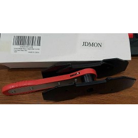 BLACKHORSE-RACING JDMON BRAKE PISTON CALIPER 2PCS STEEL PLATES ~ RED