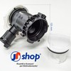 JPshop - Electric Drain Pump for Washing Machine Compatible with