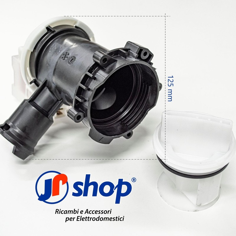 JPshop - Electric Drain Pump for Washing Machine Compatible with