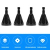 4Pcs Deburring External Chamfering Tool Chamfer Drill Carbide Burr Removal