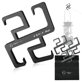ZEN Camps Shuriken Hooks (Set of 3) Rope Hooks Rope Hanger Hanging Hooks S Shaped Hooks Camping Tent Tarp Camping Outdoor