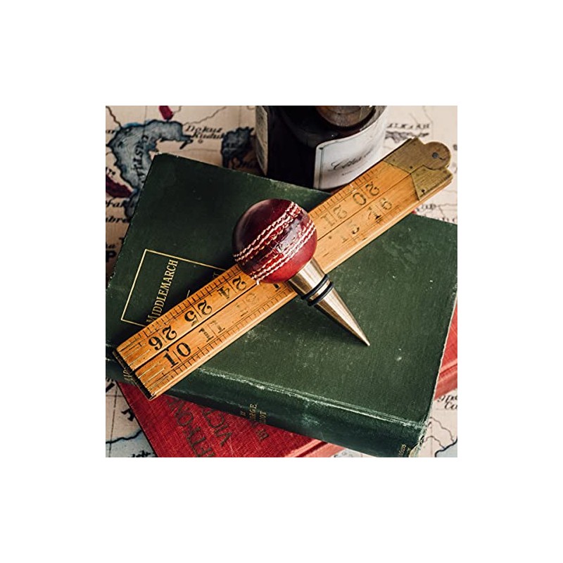 Culinary Concepts London Cricket Ball Bottle Stopper